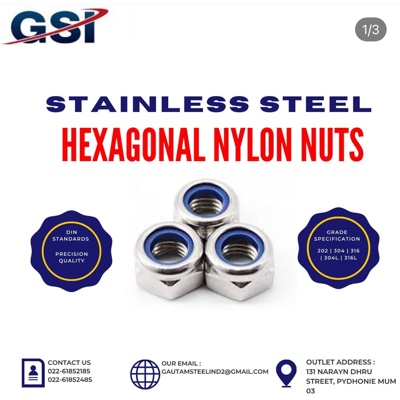 SS NYLOCK NUTS DIN982 DIN 985