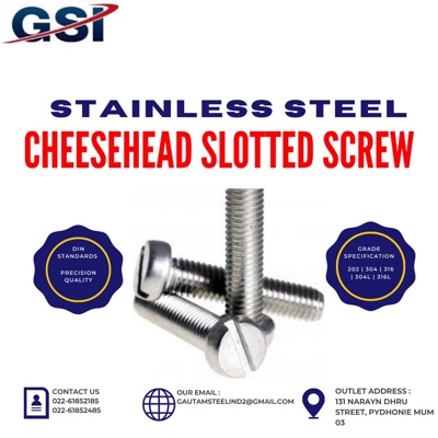 SS CHEESE HEAD SCREW